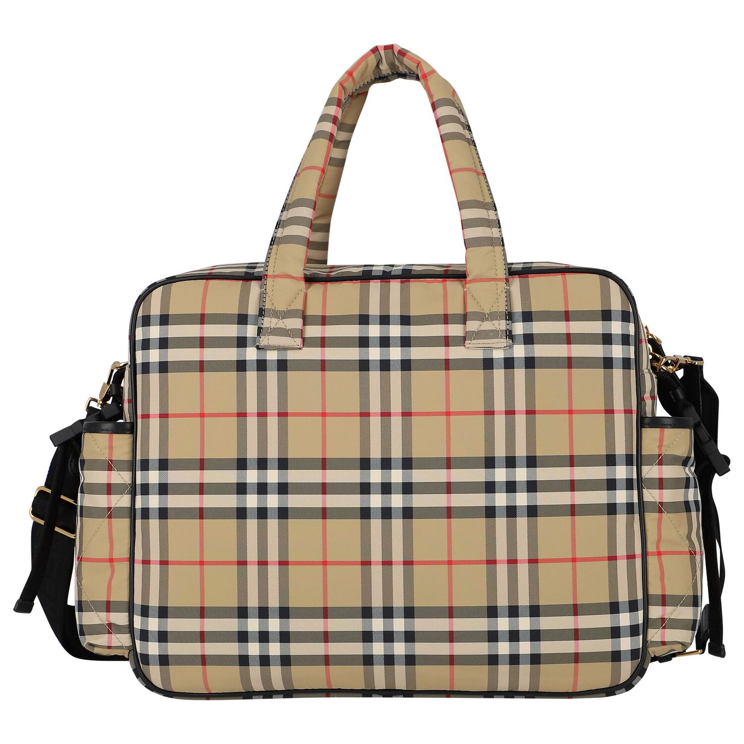 Beige Vintage Check Baby Changing Bag, 1, hi-res image number null