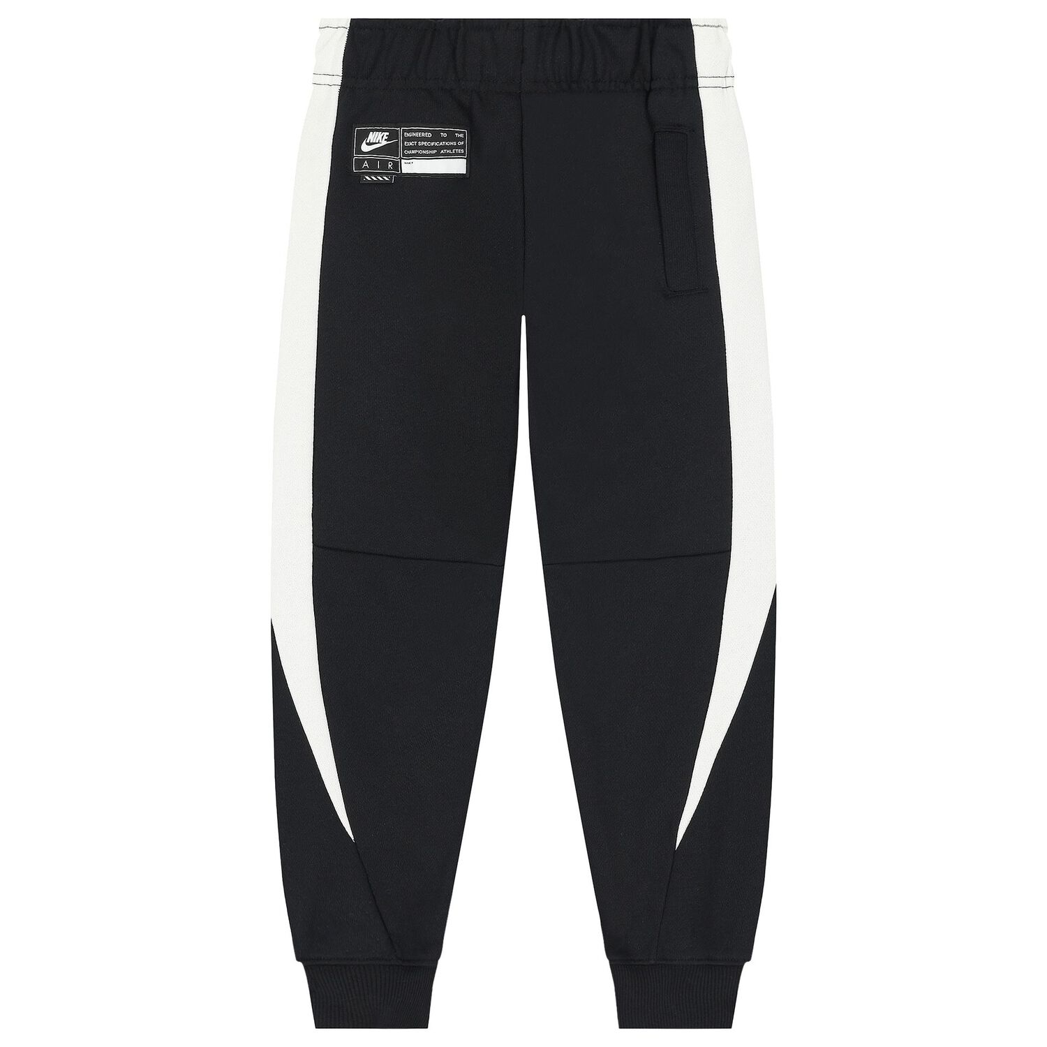Boys Black & Ivory Logo Joggers, 1, hi-res image number null