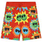 Boys Red Suns Shorts, 1, hi-res