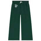 Girls Green Logo Joggers, 1, hi-res