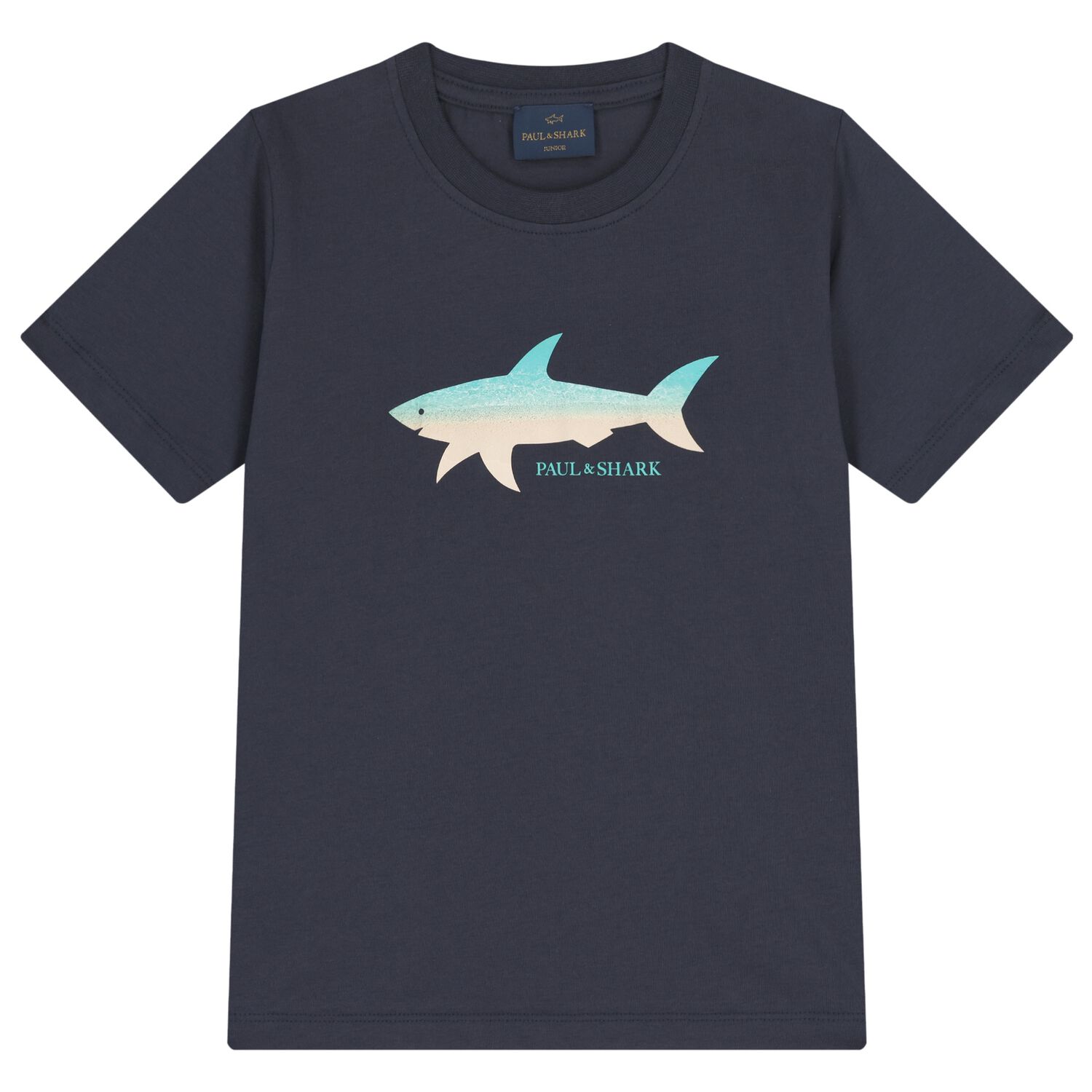 Boys Navy Blue Logo T-Shirt, 1, hi-res