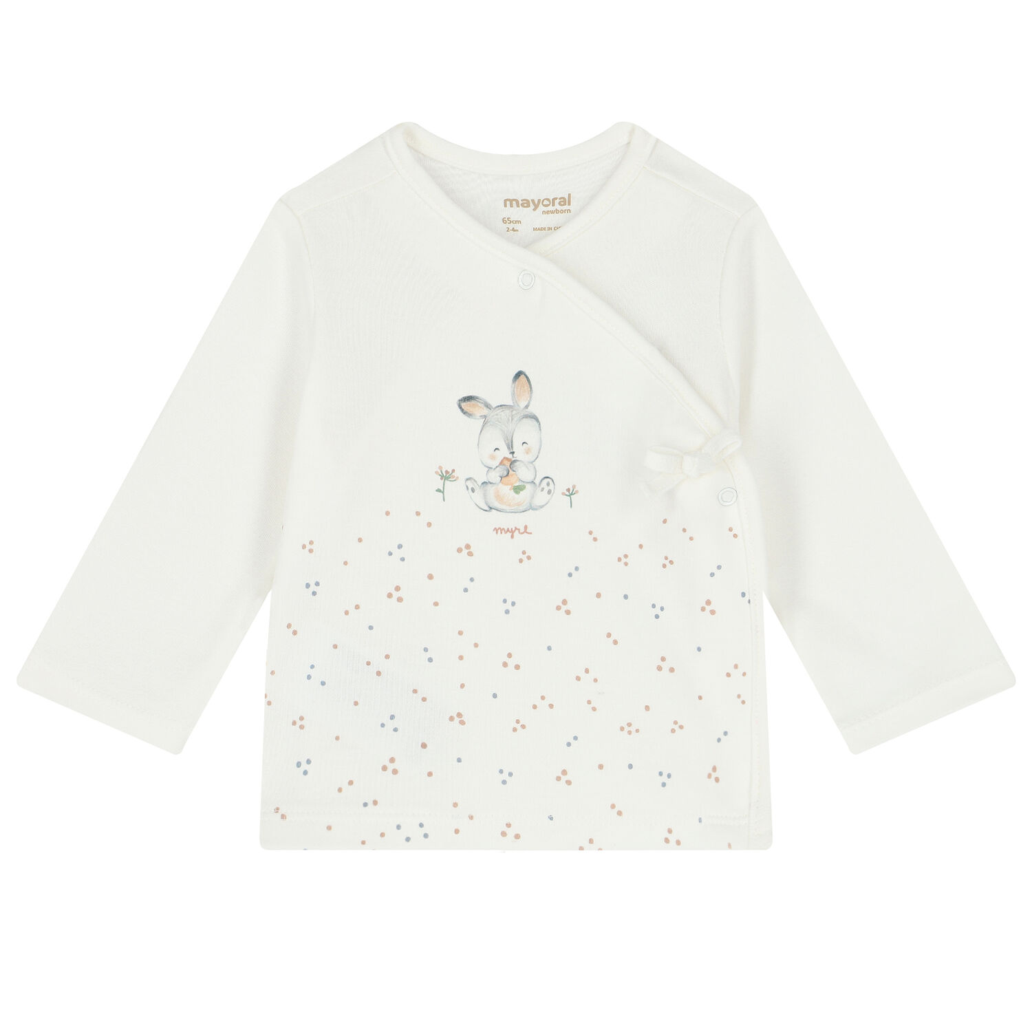 طقم مكون من 4 قطع باللون الأبيض للبنات, 1, hi-res