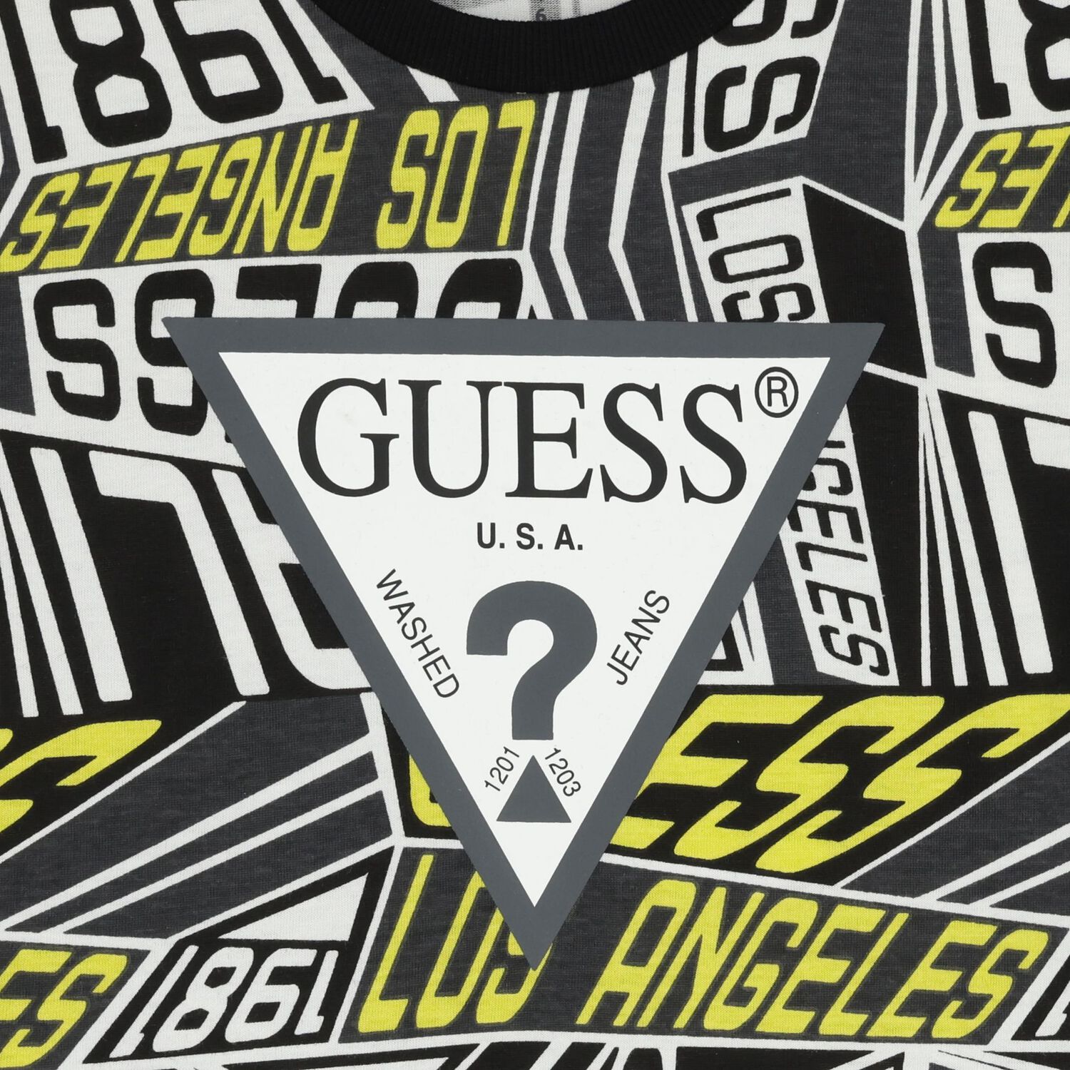 تي شيرت أولاد بالشعار متعدد الألوان  , 3, hi-res