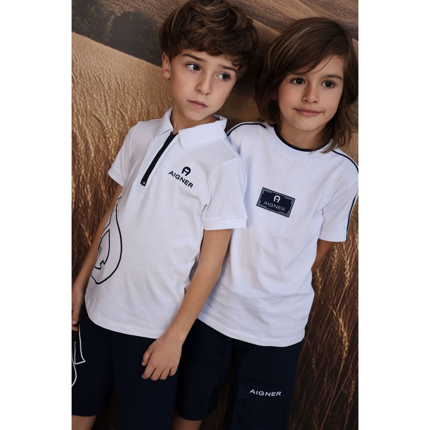 Boys White Logo T-Shirt, 1, hi-res