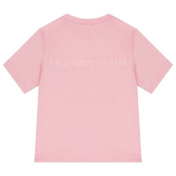 Girls Pink Logo Softskin T-Shirt