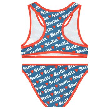 Girls Blue logo Bikini