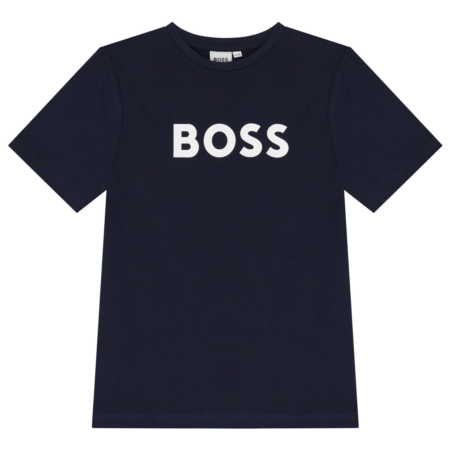 Boys Navy Blue Logo T-Shirt, 3, hi-res