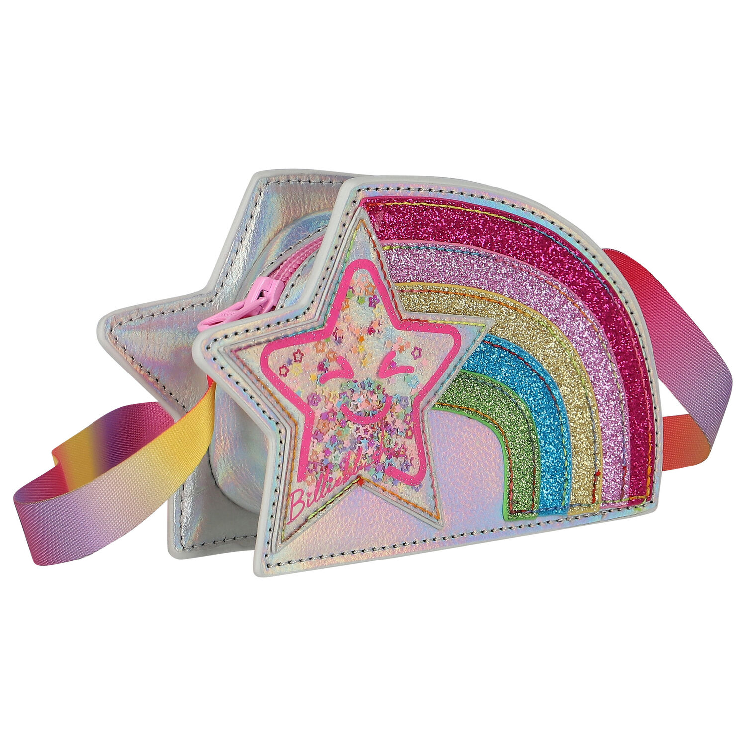 Girls Rainbow Shoulder Bag, 1, hi-res