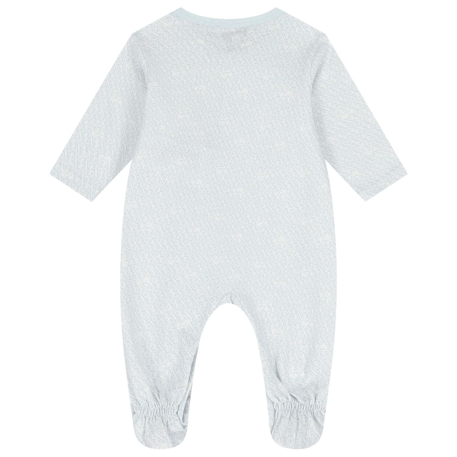 طقم ملابس أطفال أزرق بشعار للأولاد, 5, hi-res