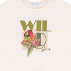 Girls Ivory Bird Shorts set, 1, hi-res