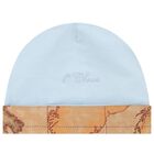 طقم هدايا افارول للأولاد بطبعة الخريطة باللونين الأزرق والبيج, 2, hi-res