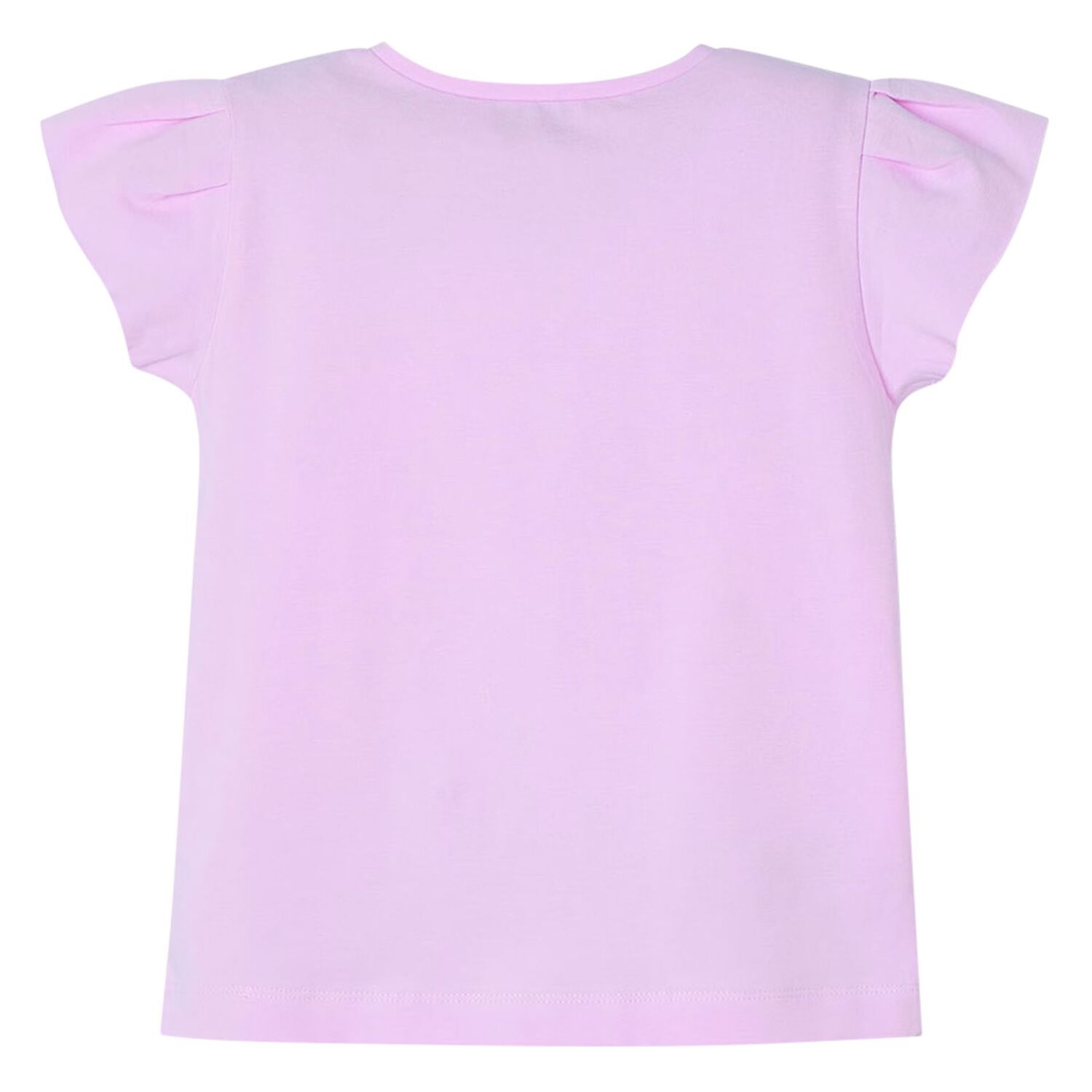 Girls Purple Cotton Graphic T-Shirt, 2, hi-res