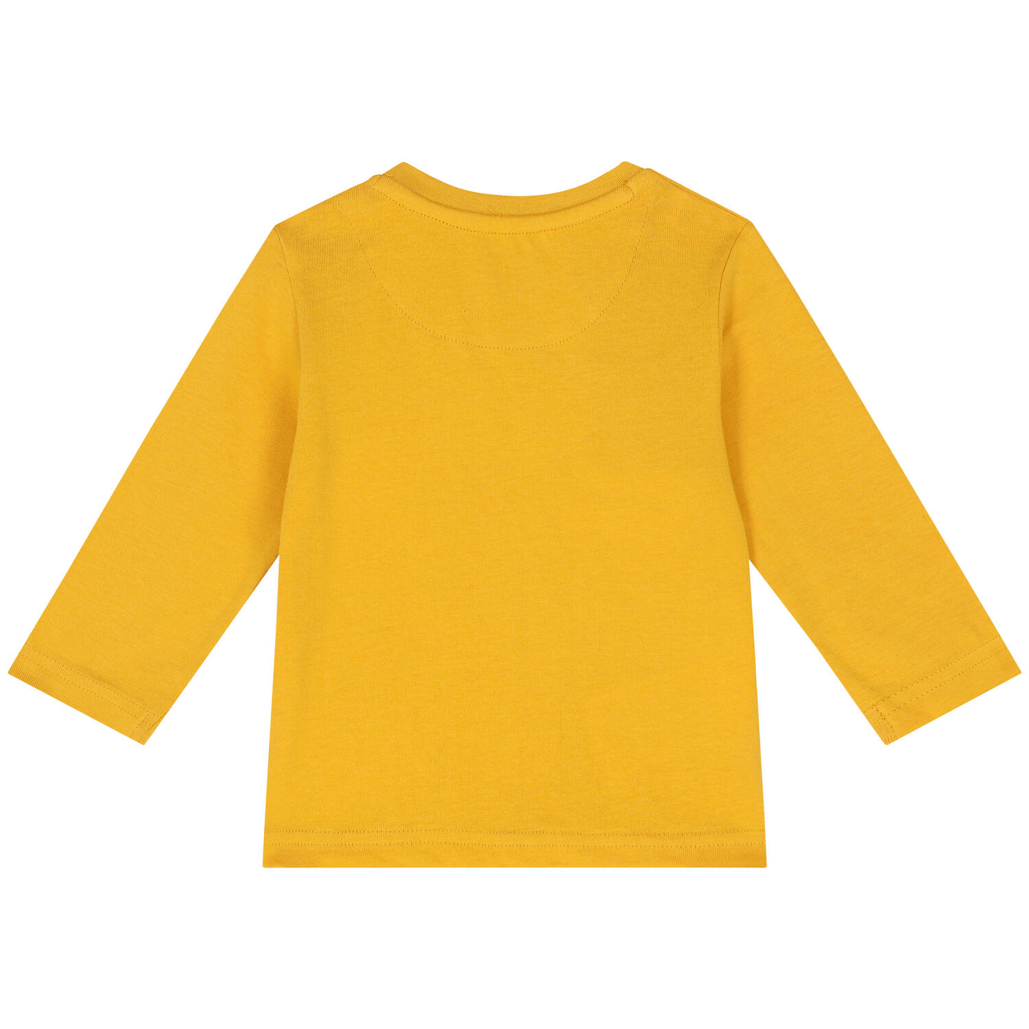 توب بأكمام طويلة باللون الاصفر للأولاد, 1, hi-res