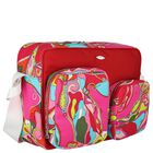 Red & Pink Orchidee Baby Changing Bag ( 40CM ), 2, hi-res