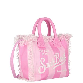 Girls Pink Logo Tote Bag