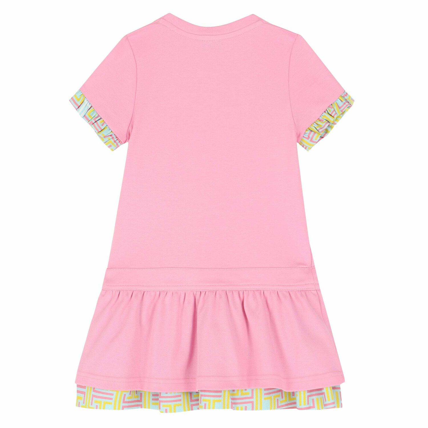 Girls Pink Logo Dress, 1, hi-res image number null