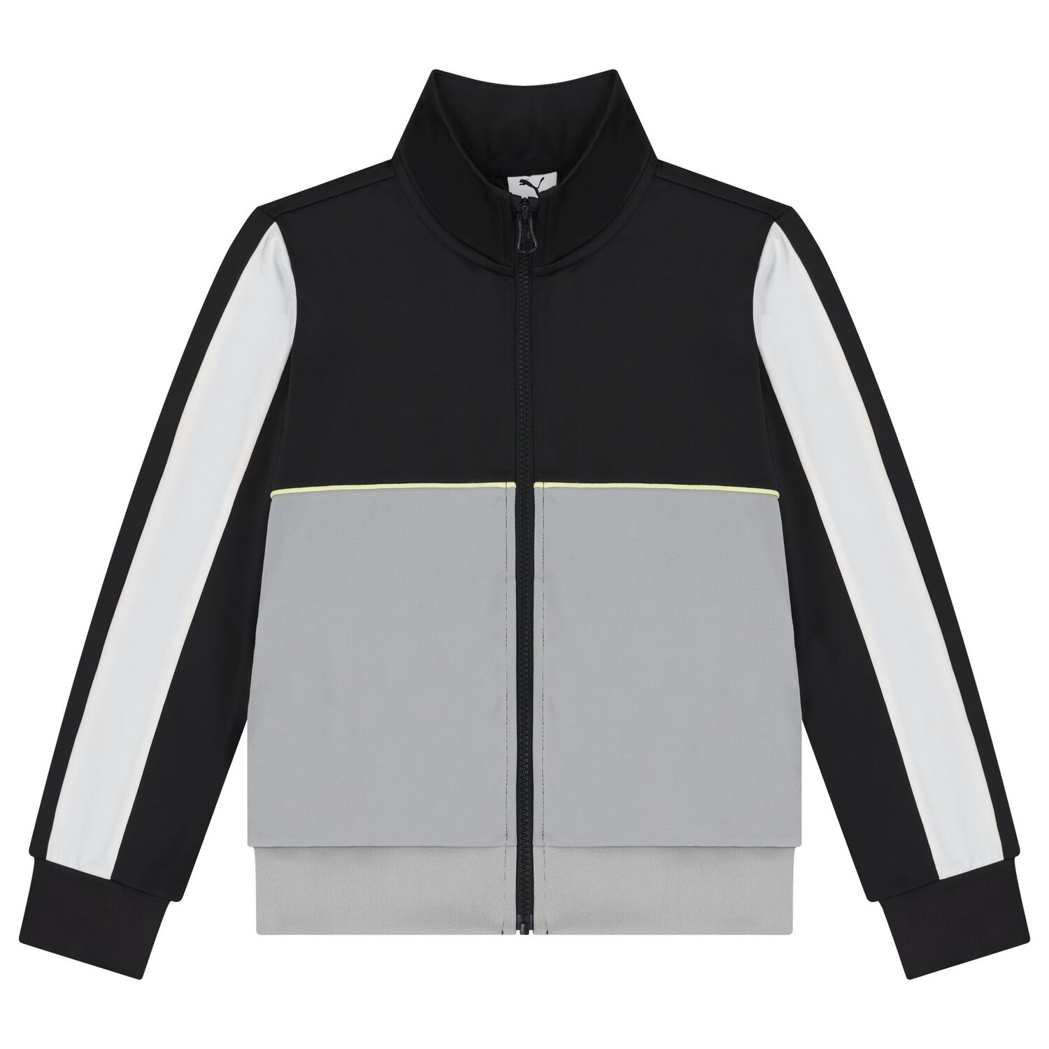 Boys Black & Grey Logo Tracksuit, 1, hi-res