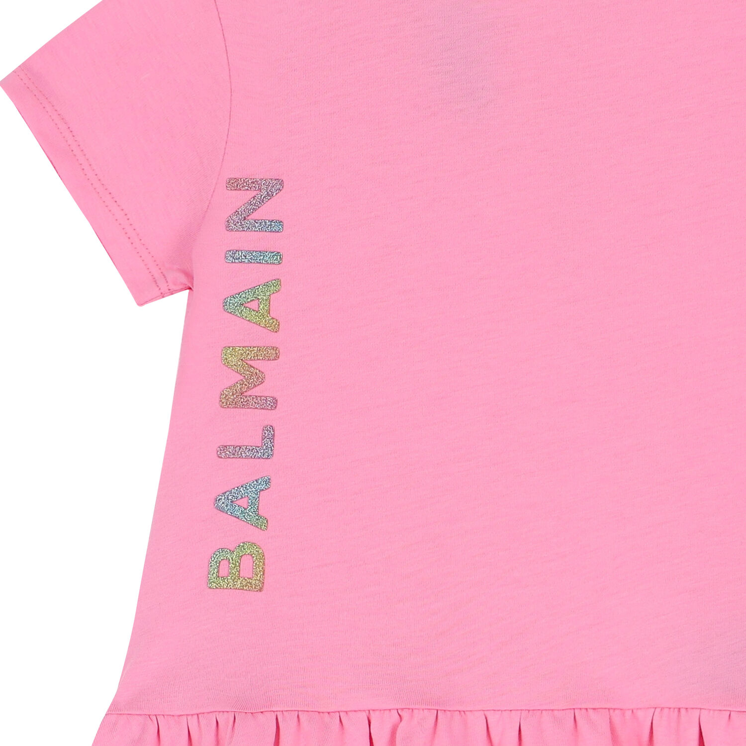 Younger Girls Pink Logo Dress, 1, hi-res image number null