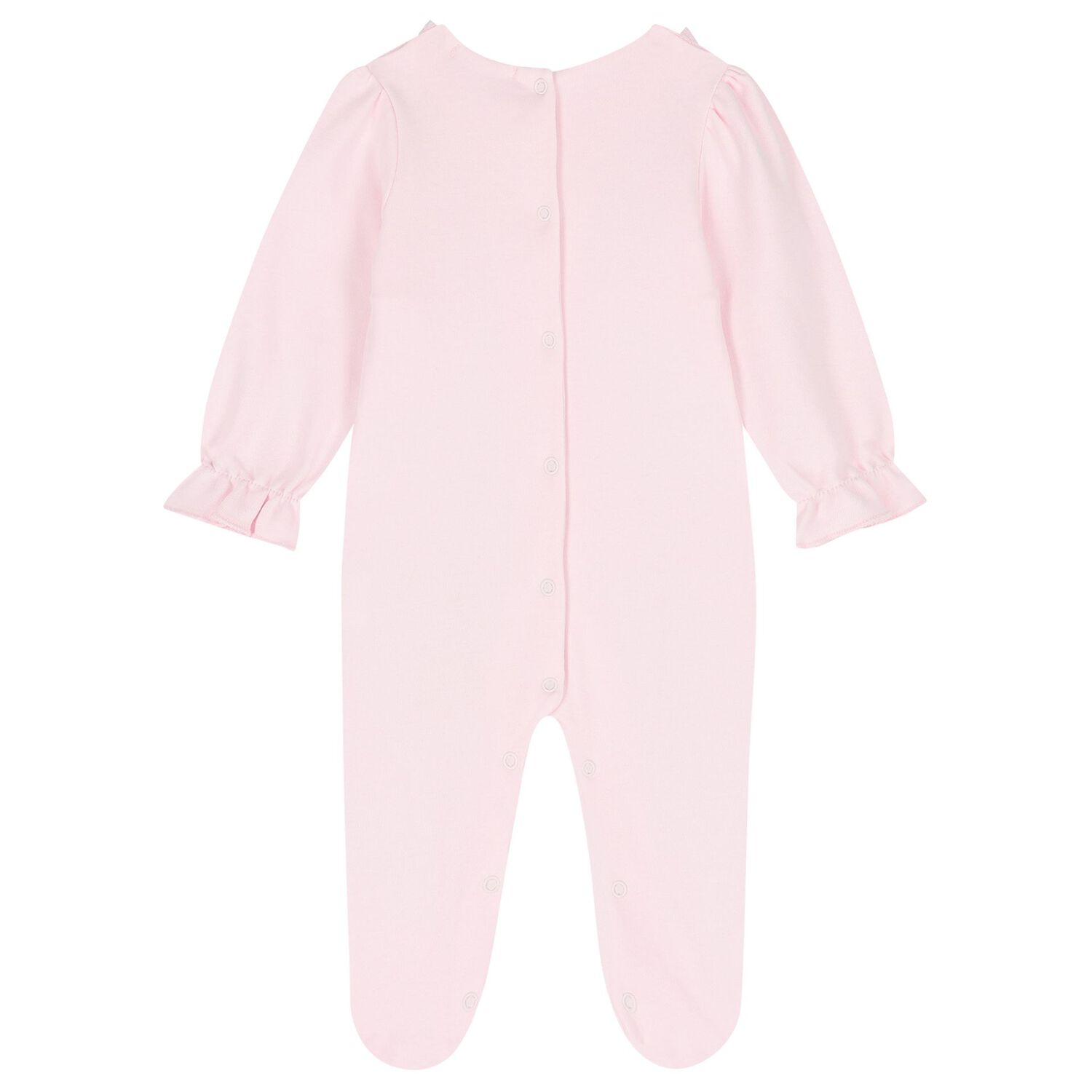 Girls Pink Babygrow & Headband Set, 1, hi-res