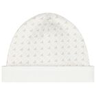 طقم أفرول بالشعار باللون العاجي, 2, hi-res