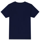 Boys Navy Logo T-Shirt, 1, hi-res