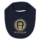 Navy & Gold Logo Bib, 2, hi-res