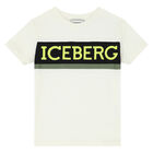 Boys Ivory Logo T-Shirt, 1, hi-res