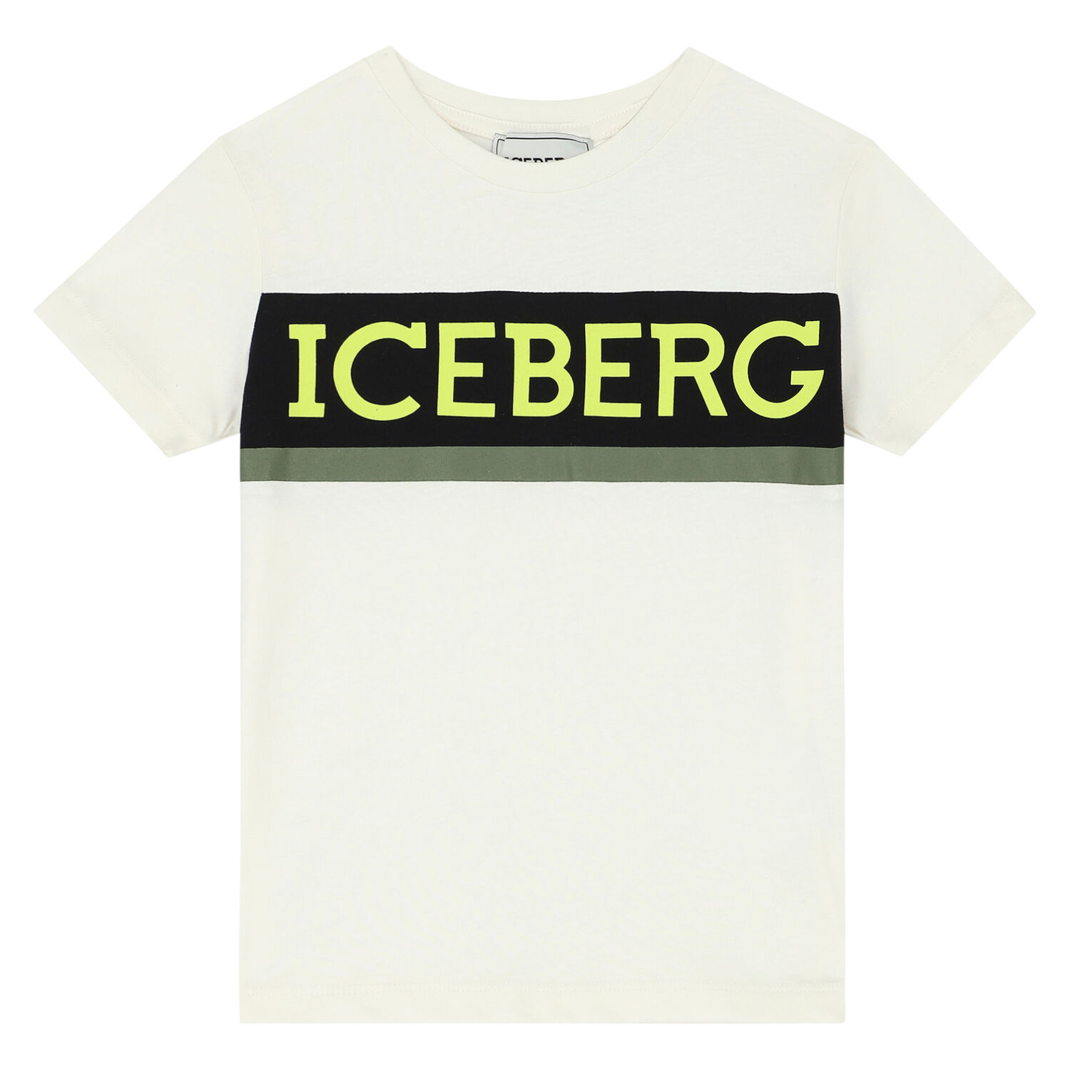 Boys Ivory Logo T-Shirt, 1, hi-res