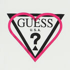 Girls White Logo Long Sleeve Top, 3, hi-res