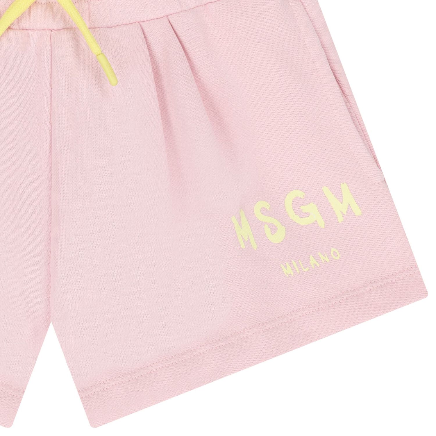 Girls Pink Logo Shorts, 3, hi-res