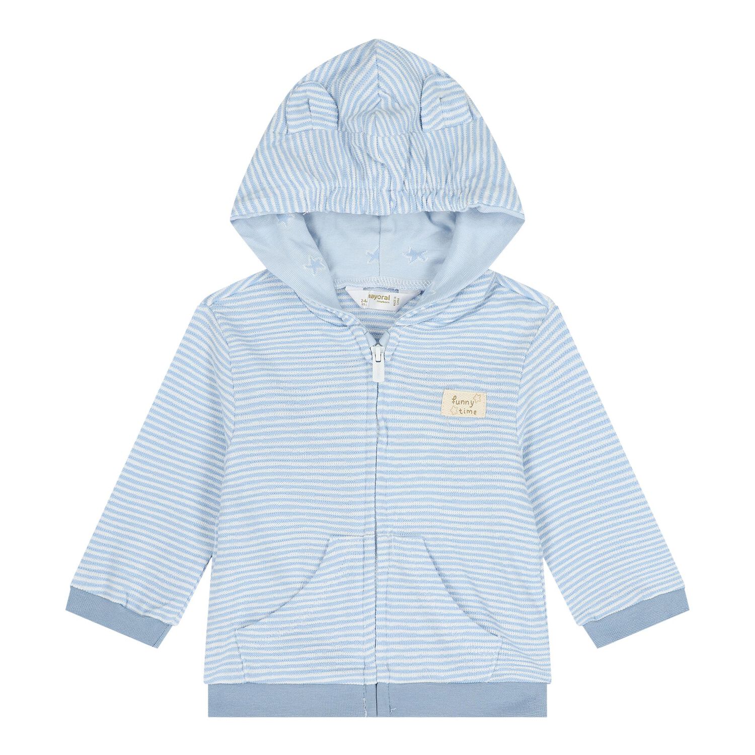 Baby Boys White & Blue 3 Piece Tracksuit, 1, hi-res