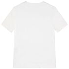 Boys White Logo T-Shirt, 1, hi-res