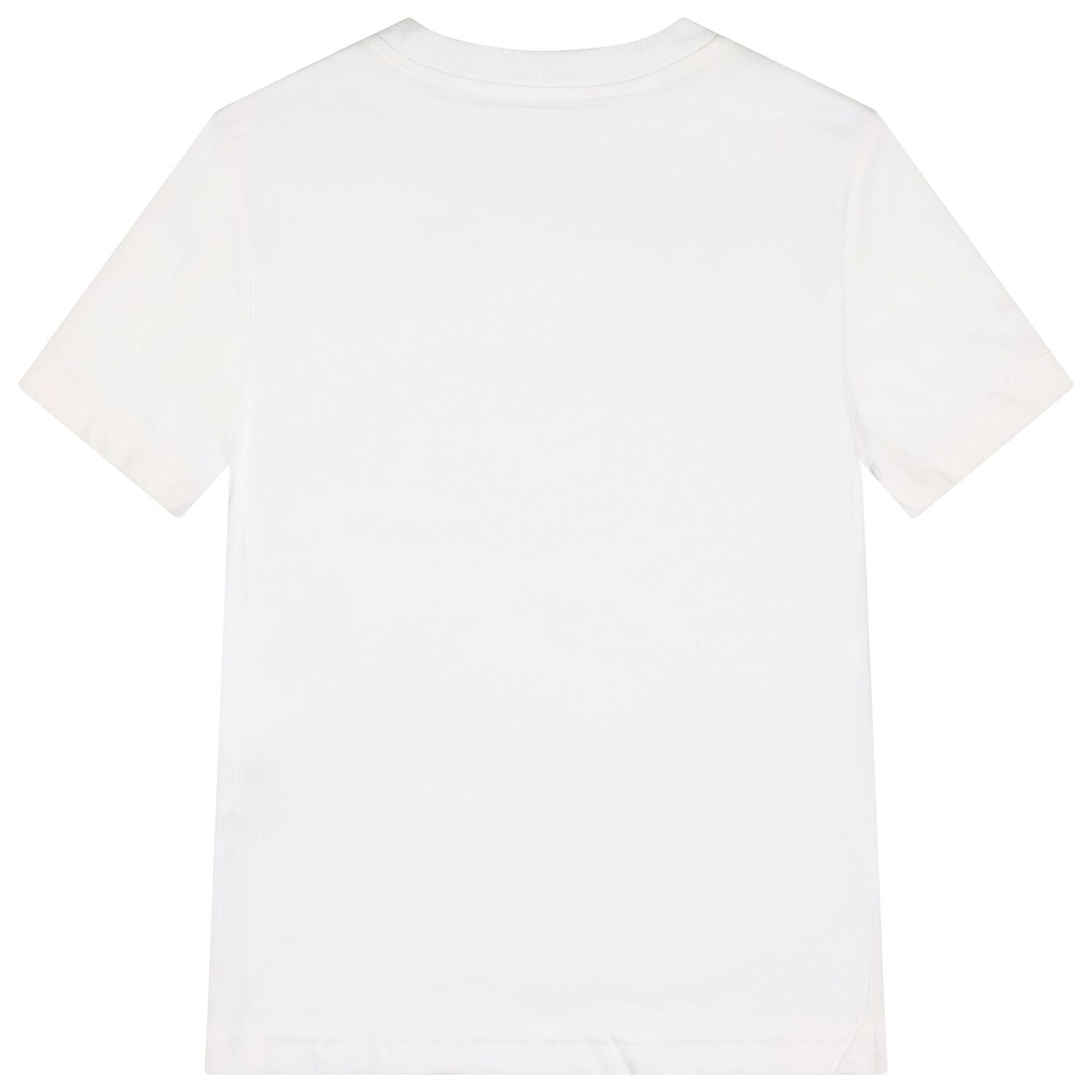 Boys White Logo T-Shirt, 1, hi-res