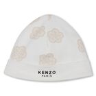 Ivory Bokeh Flower Babygrow Gift Set, 1, hi-res