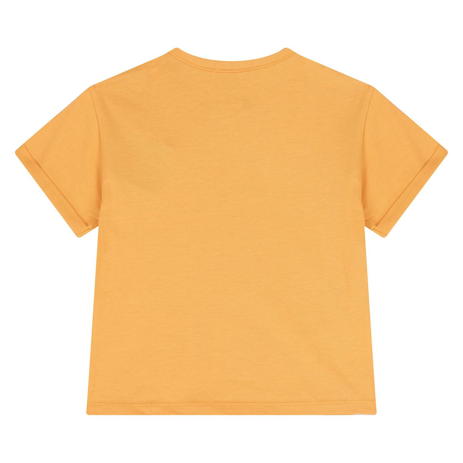 طقم دنغري سفاري للأولاد الصغار باللونين البرتقالي والبيج, 1, hi-res