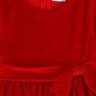 Girls Red Velvet Dress, 1, hi-res