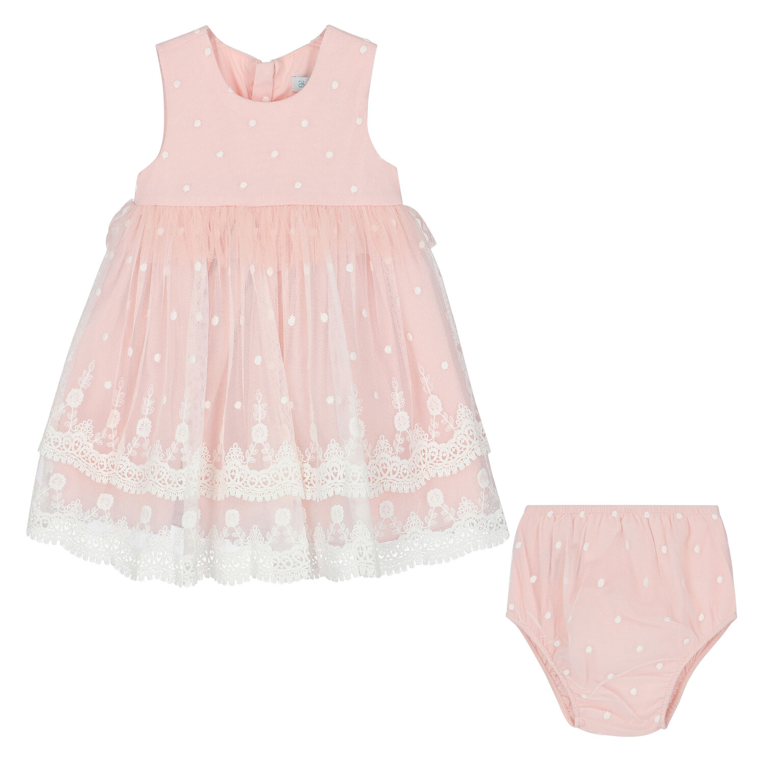 Younger Girls Pink Dress Set, 1, hi-res image number null