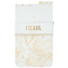 Girls White & Beige Geo Map Baby Nest, 1, hi-res