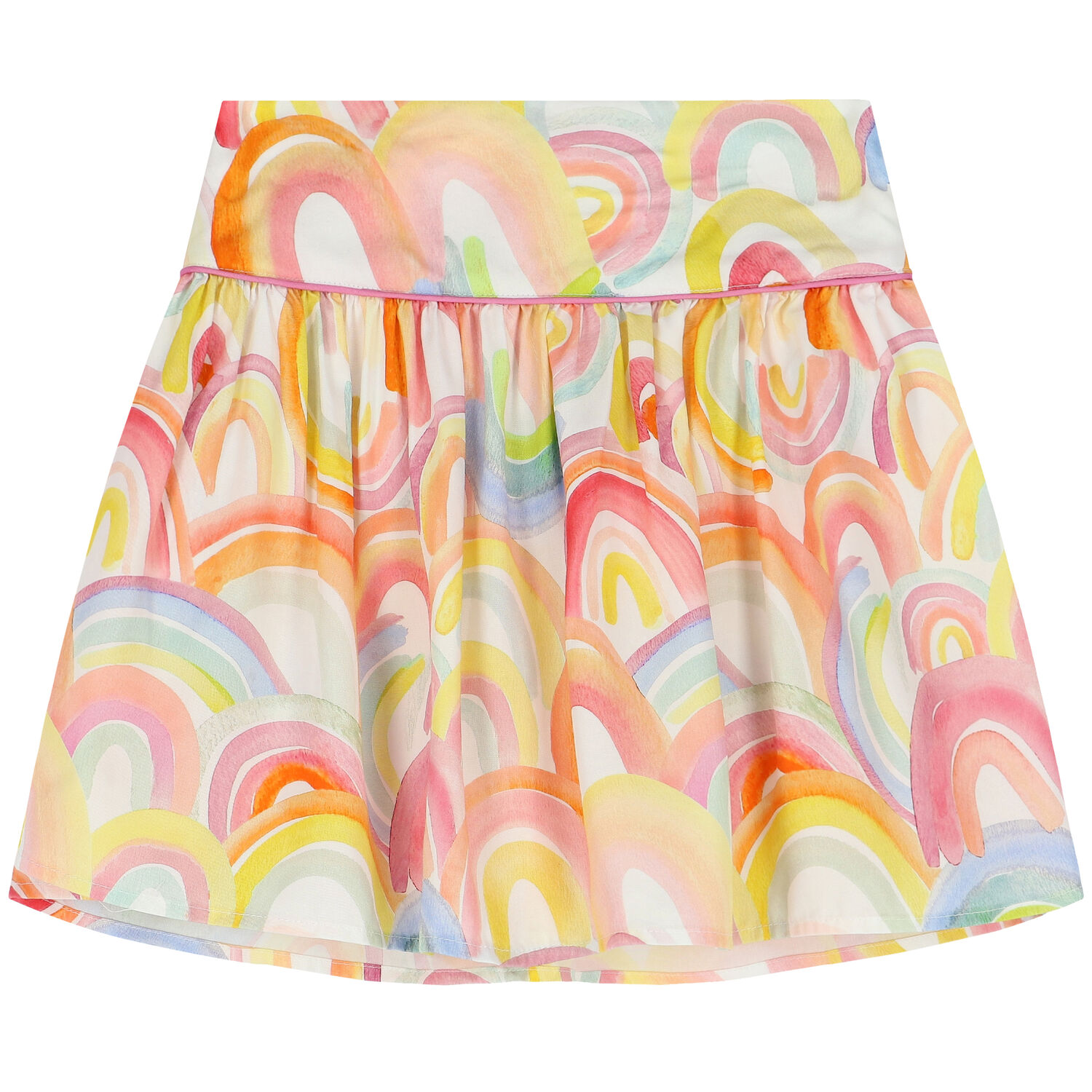 تنورة بنات بألوان قوس قزح, 1, hi-res