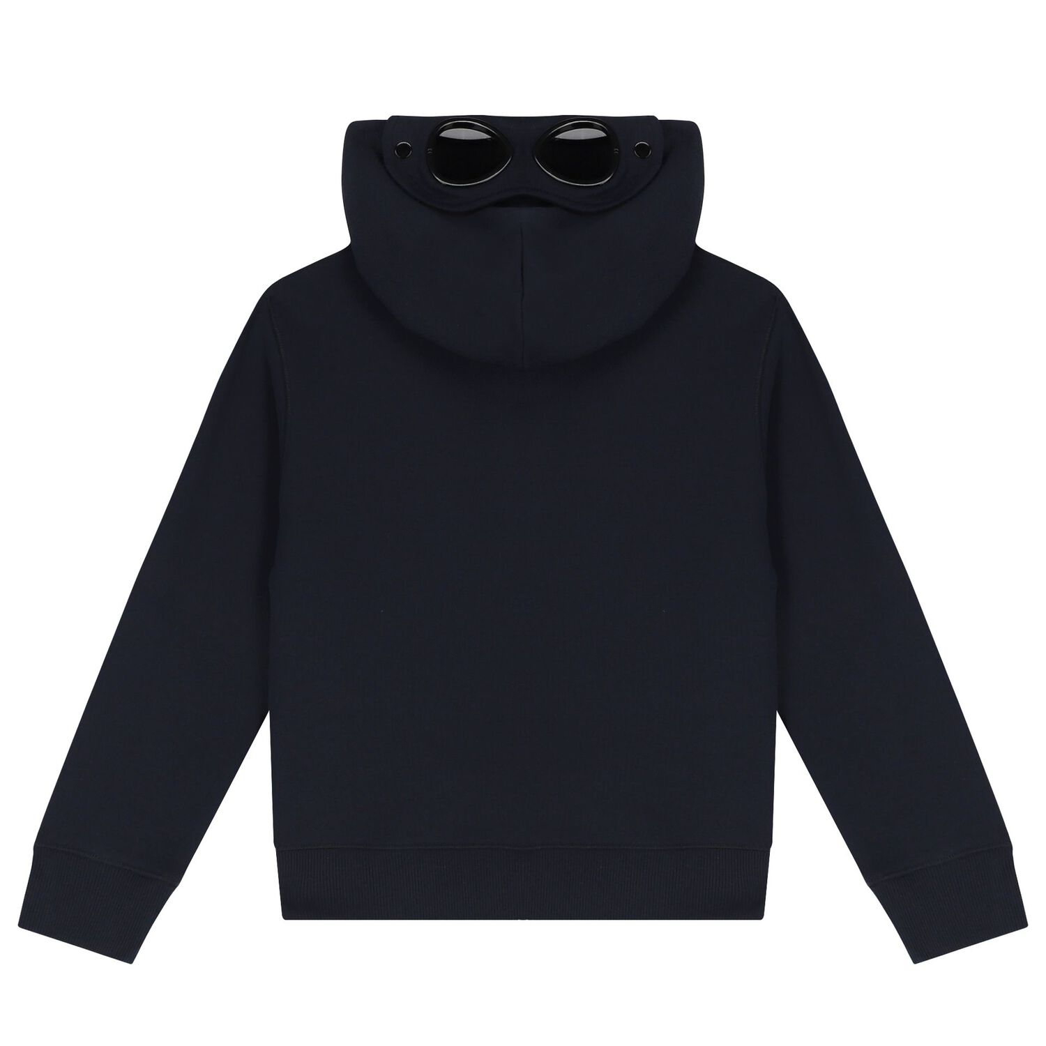 Boys Navy Blue Logo Zip Up Top, 1, hi-res