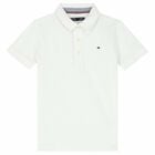 تيشيرت بولو بالشعار باللون الابيض للاولاد, 3, hi-res