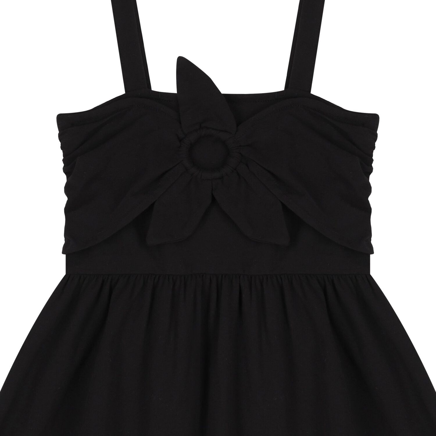 فستان بنات باللون الأسود , 2, hi-res