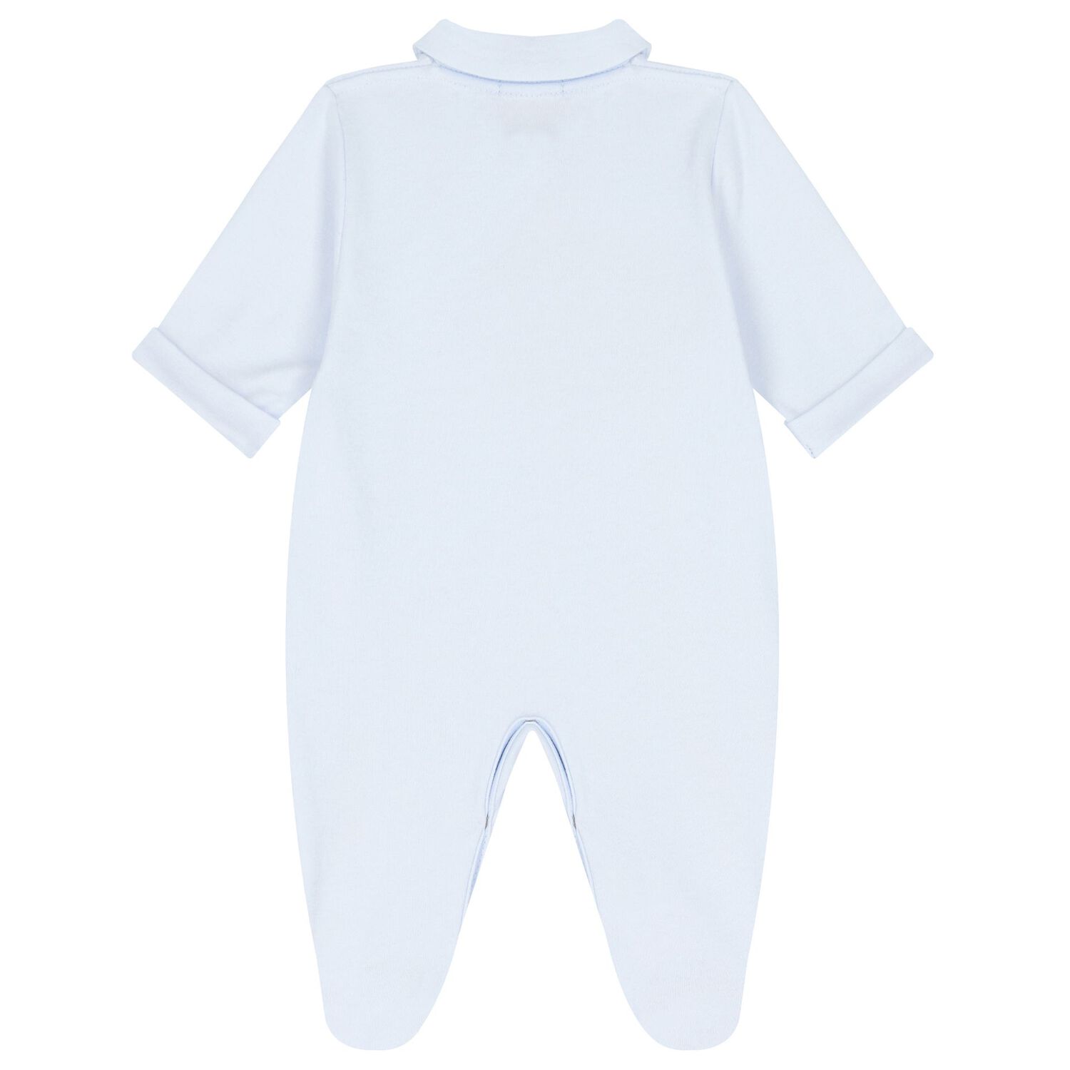 Baby Boys Blue Crown Babygrow, 1, hi-res