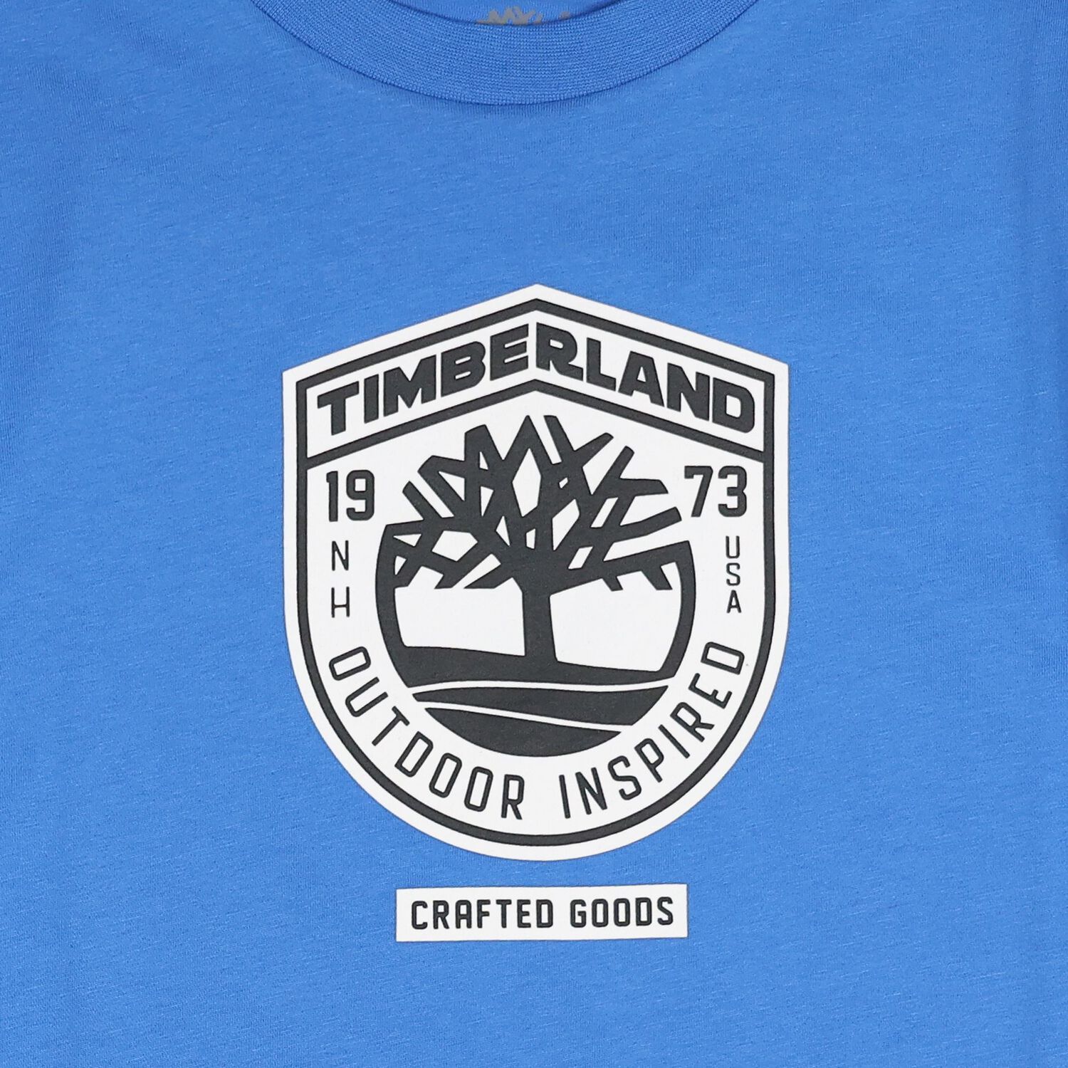 تيشيرت للأولاد بالشعار باللون الأزرق, 4, hi-res