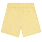 Boys Yellow Logo Shorts, 3, hi-res