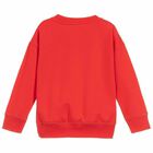 Girls Red Tiger Sweatshirt, 1, hi-res