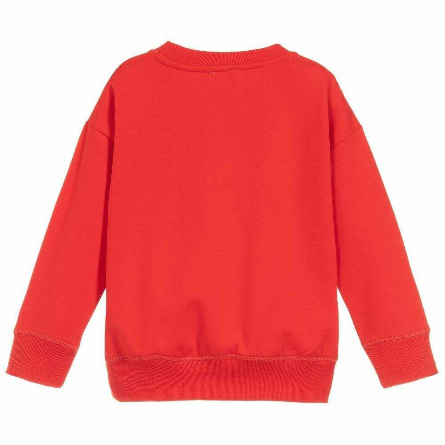 Girls Red Tiger Sweatshirt, 1, hi-res