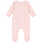 Baby Girls Pink Logo & Heart Babygrow Gift Set, 1, hi-res