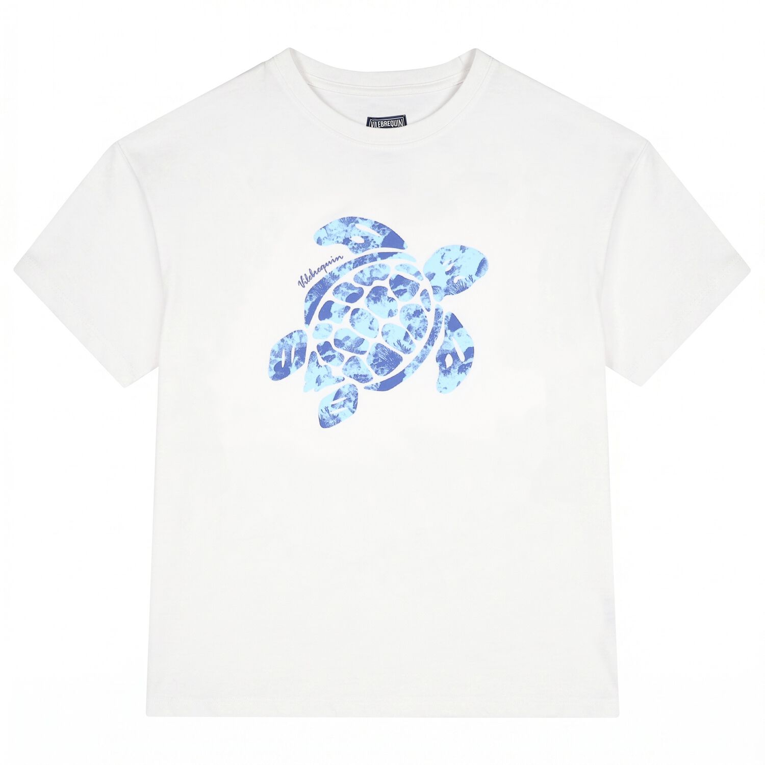 Boys White Turtle T-Shirt, 1, hi-res