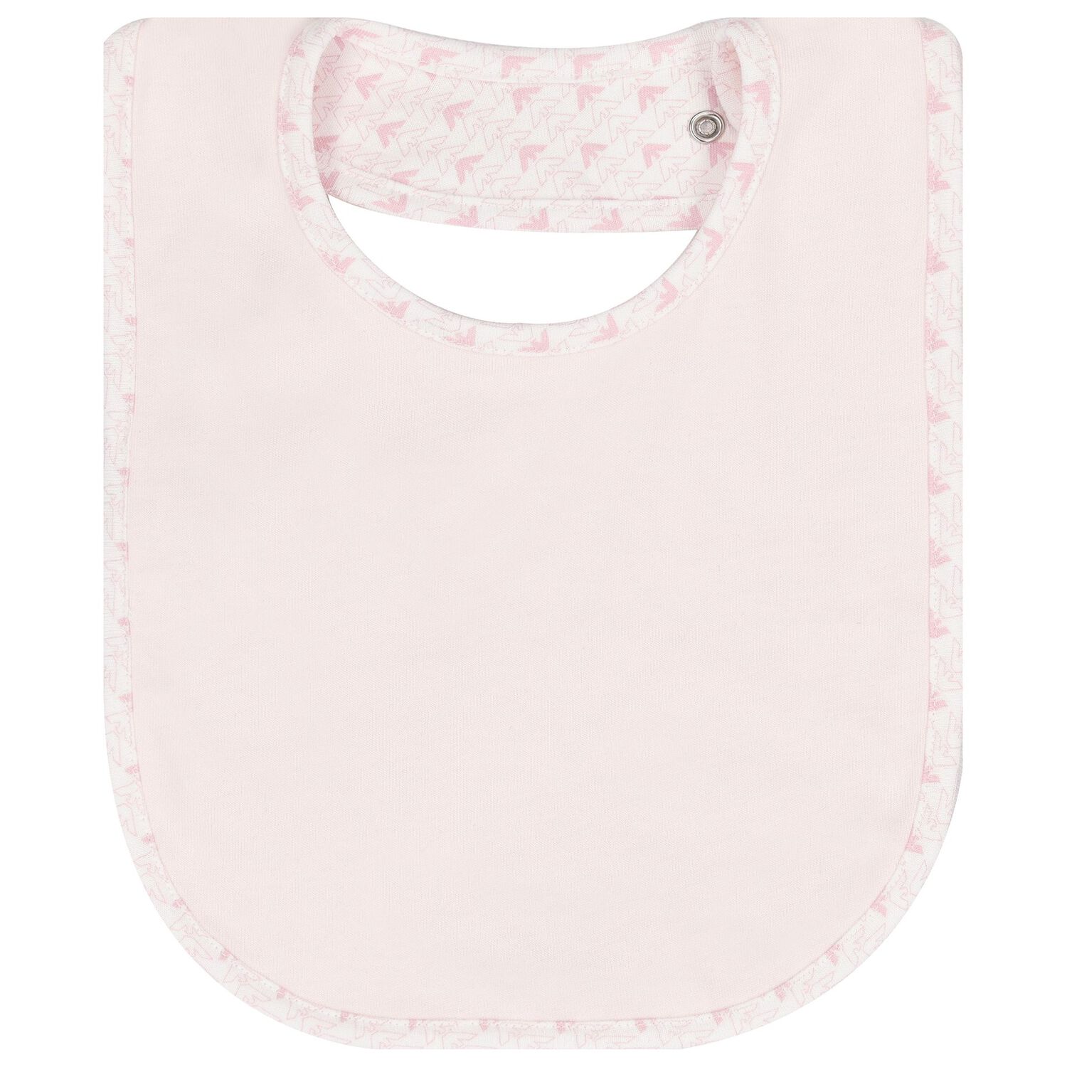 Baby Girls Pink & White Logo Babygrow Set, 2, hi-res